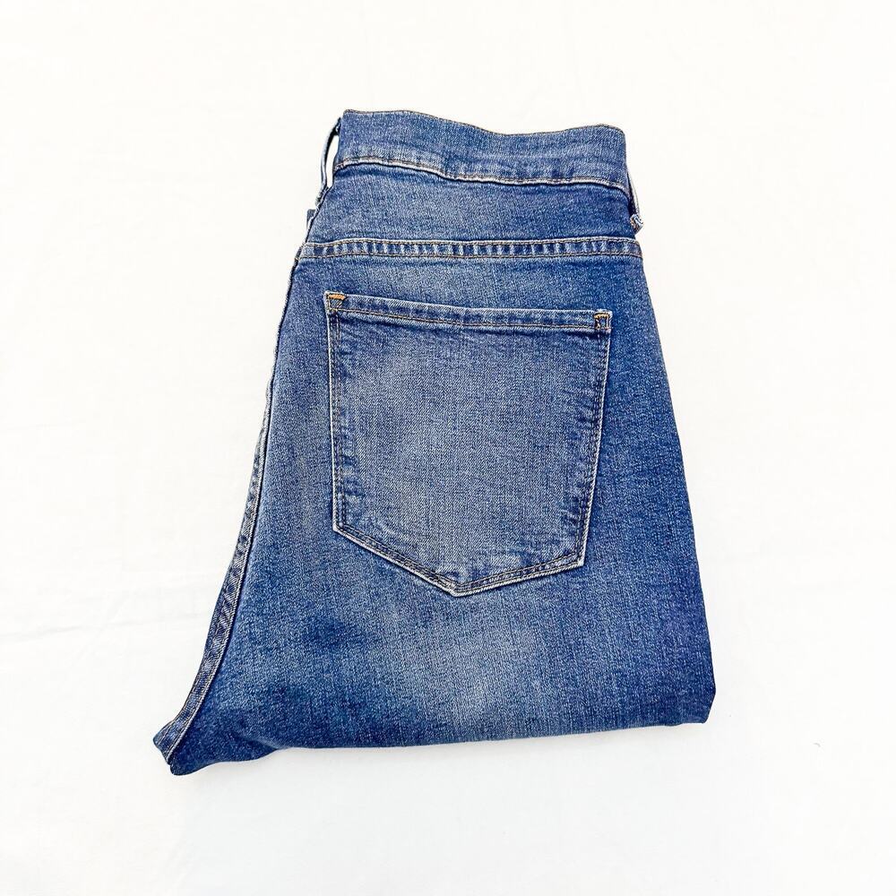Mott & Bow Mom High Rise Straight Leg Zip Fly Denim Jean Size 30 x 26